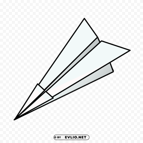 white paper plane PNG images with no background comprehensive set