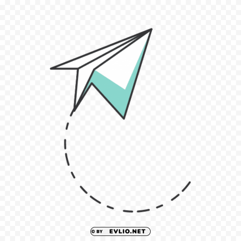 white paper plane PNG images with no limitations