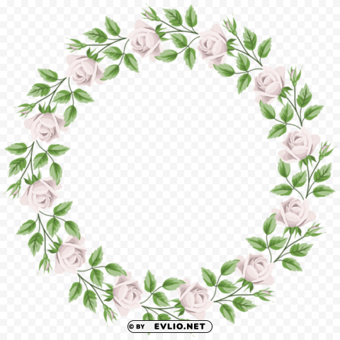 white rose border frame High-resolution transparent PNG images clipart png photo - fd760e92