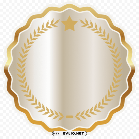 white seal badge HighQuality Transparent PNG Isolated Object