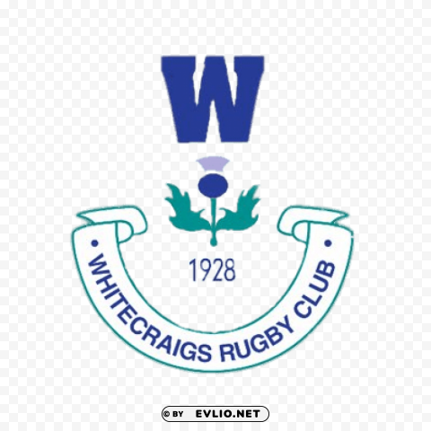 whitecraigs rfc rugby logo Isolated Graphic on HighResolution Transparent PNG