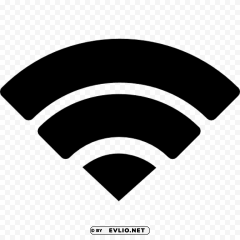 wifi icon black PNG clear background