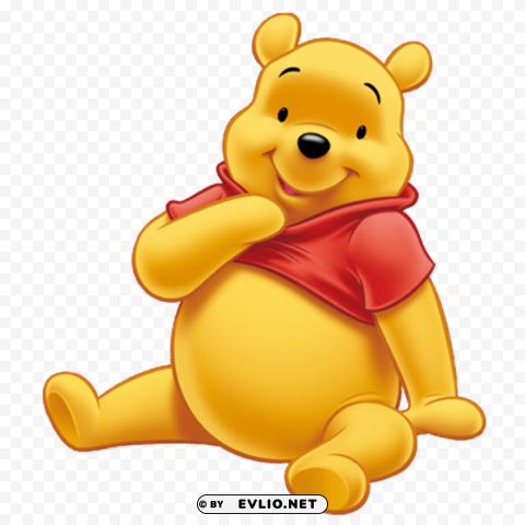 winnie pooh PNG with transparent bg clipart png photo - 1c29f451