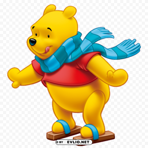 winnie pooh Transparent PNG Isolated Illustrative Element clipart png photo - 0a4e763c