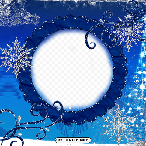 winter snowflake frame Transparent background PNG images comprehensive collection