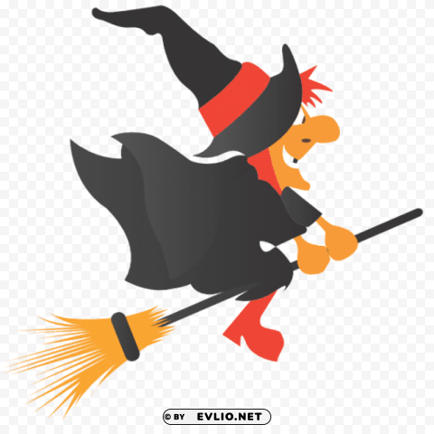 witch ClearCut Background Isolated PNG Design