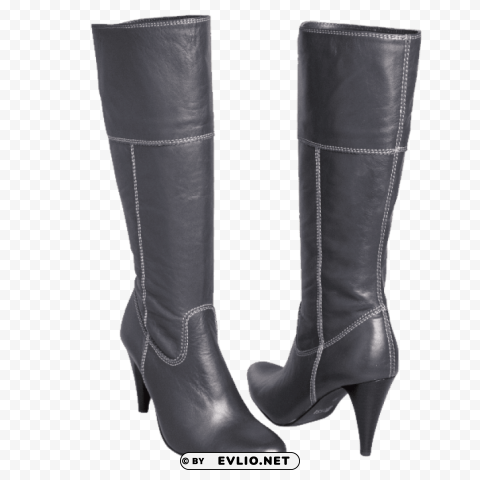 women's boots made of genuine leather Clear PNG photos