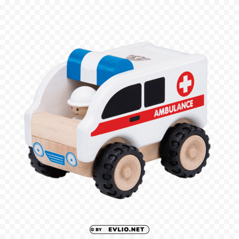 Transparent PNG image Of wooden ambulance toy PNG transparent photos vast collection - Image ID a950bdec