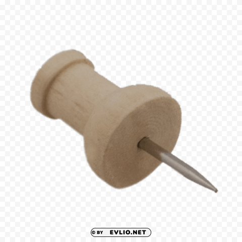 Wooden Push Pin PNG Transparent Photos For Design