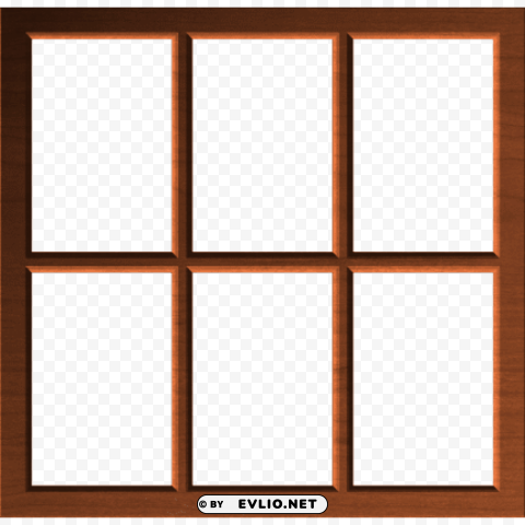 wooden window Clear Background PNG with Isolation