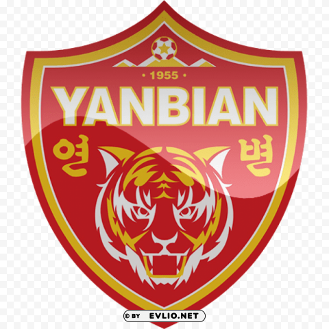 yanbian funde football logo Isolated Element with Clear Background PNG