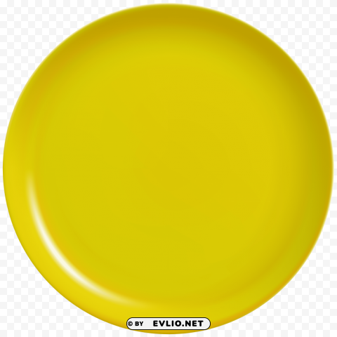 yellow plate PNG with no background diverse variety