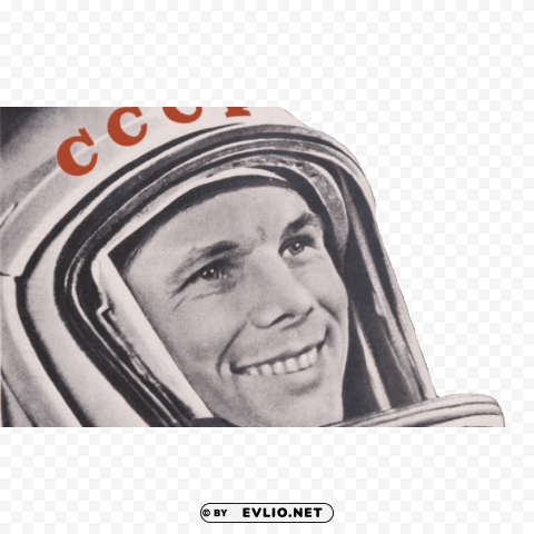 yuri gagarin cosmonaut PNG with Transparency and Isolation