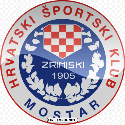 Zrinjski Mostar Football Logo Transparent Background PNG Stockpile Assortment