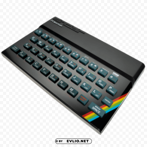 zx spectrum computer ClearCut Background PNG Isolated Subject