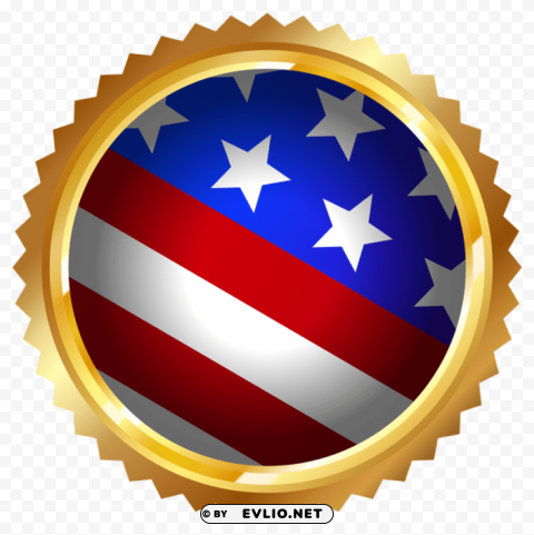 american flag seal transparent PNG images with alpha transparency selection