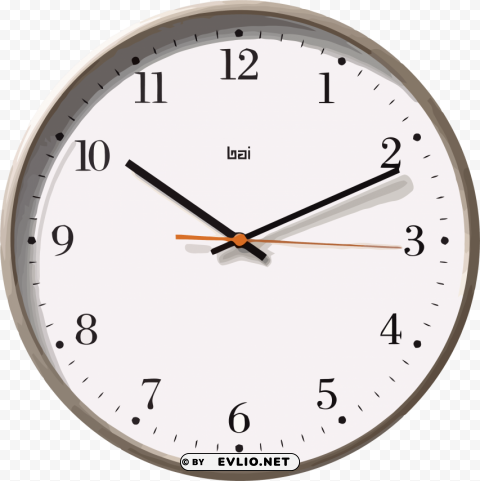bai design 15'' jumbo wall clock grey PNG images with alpha transparency wide collection
