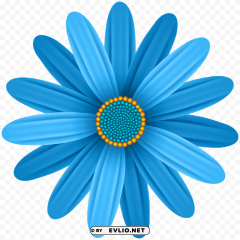 blue flower transparent PNG Image with Clear Background Isolation