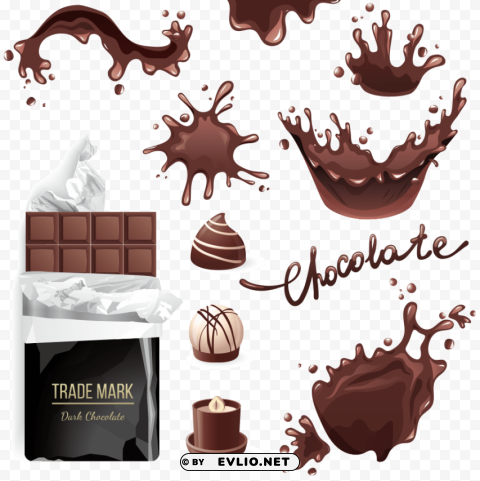 chocolate PNG transparent designs PNG image with transparent background - Image ID 30cc8be0