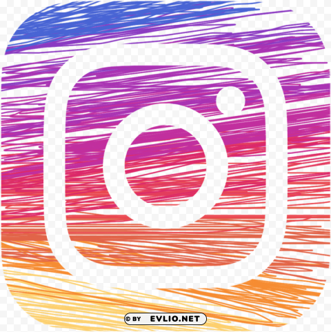 cool instagram logo PNG Image with Isolated Graphic Element