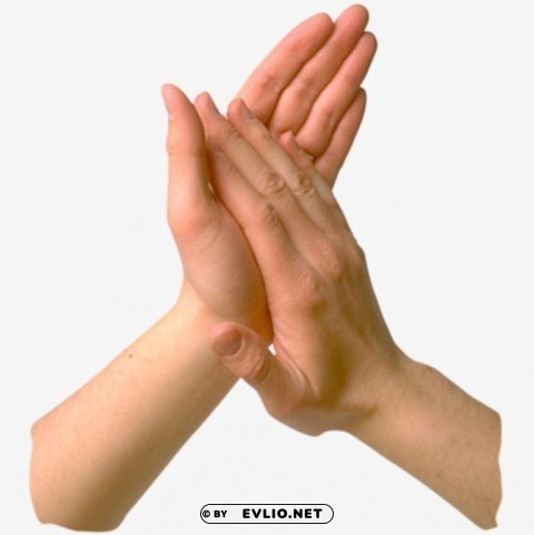 gestures applause palm Transparent Background Isolated PNG Figure