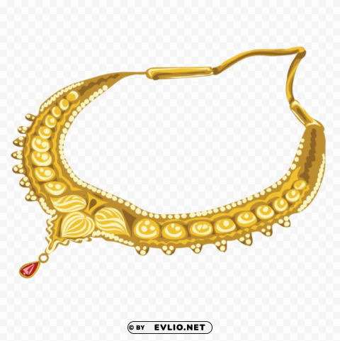 gold necklace image PNG files with no royalties