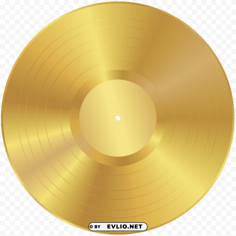 gold vinyl record PNG files with no backdrop wide compilation