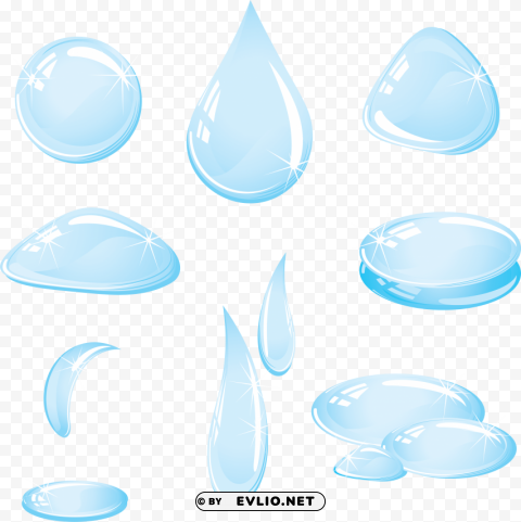 water Transparent PNG Isolated Illustration
