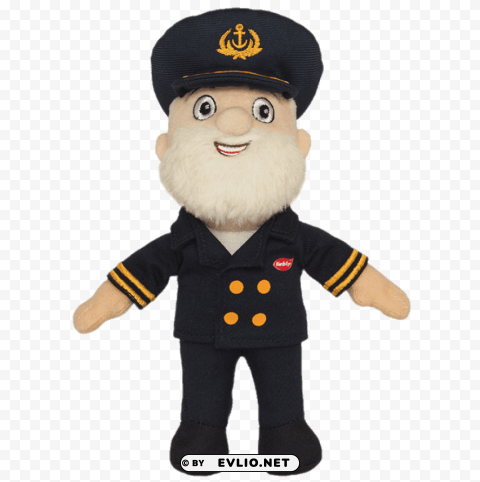 captain birds eye soft toy PNG transparent designs for projects