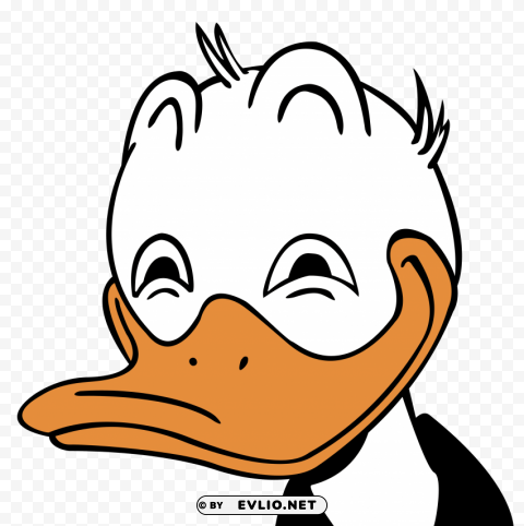 donald duck rape face Transparent PNG Isolated Element with Clarity