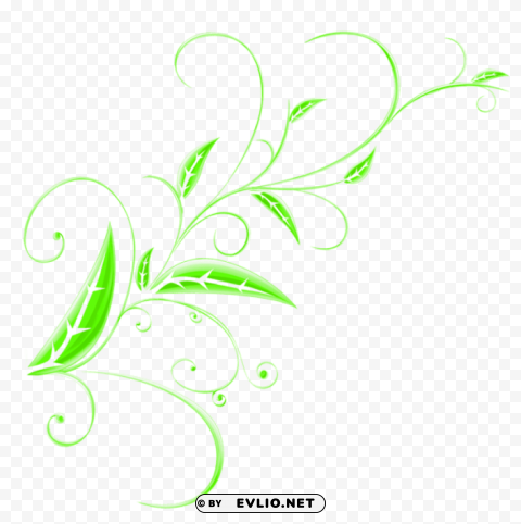 floral ornament Isolated Element in HighResolution Transparent PNG
