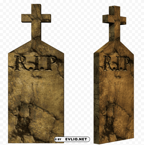 Transparent Background PNG of gravestone Transparent Background PNG Isolated Design - Image ID d8392a0b