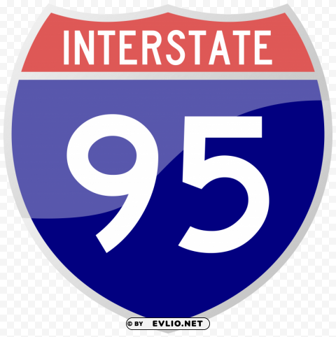 interstate 95 sign Transparent PNG stock photos
