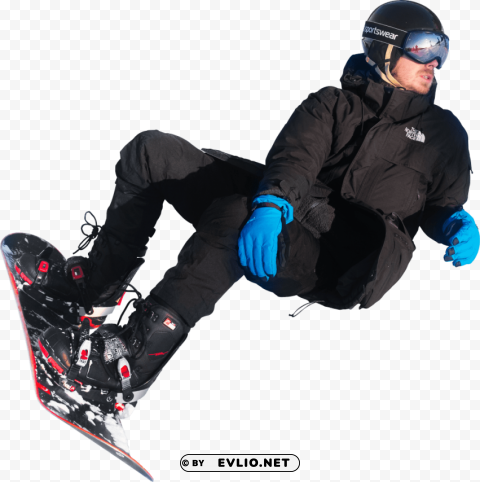 on snowboard in oslo winter park PNG files with no background free