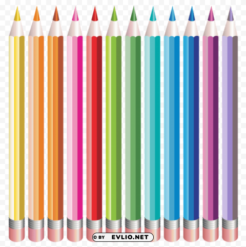 pencils set PNG Image Isolated with High Clarity