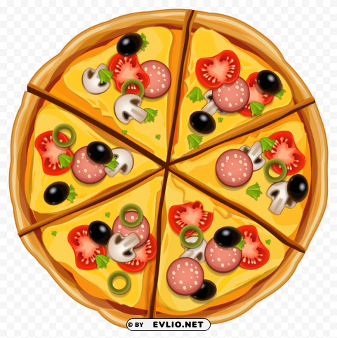 pizza PNG images with clear alpha layer