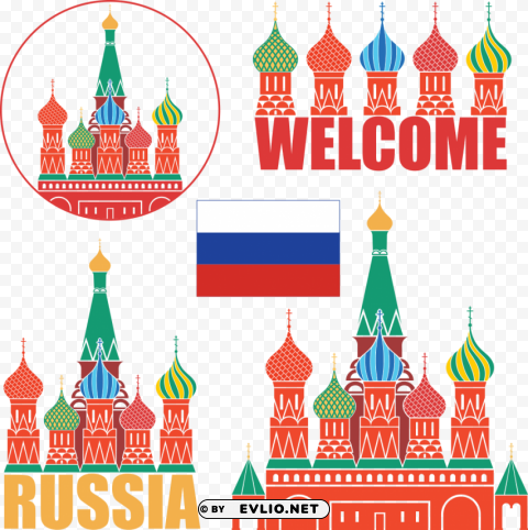 Russia Cathedral PNG transparent images bulk