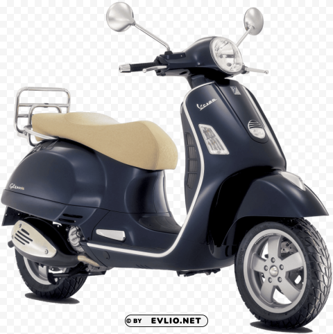 scooter vespa Clean Background Isolated PNG Art