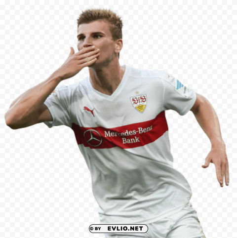 timo werner Isolated Illustration with Clear Background PNG