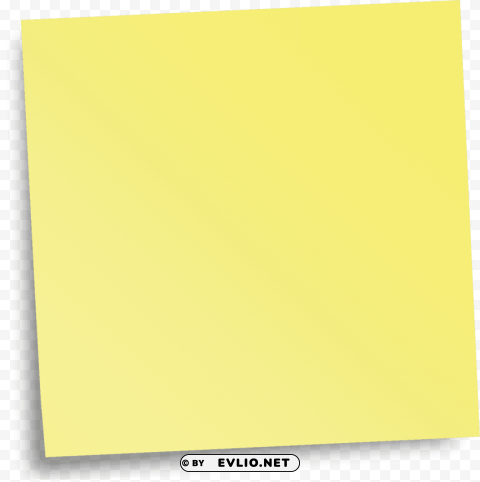 yellow sticky notes PNG clipart with transparency clipart png photo - baff4472