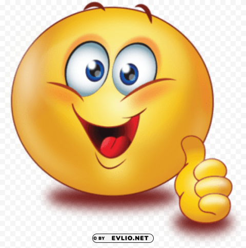 big smile thumbs up PNG files with transparent backdrop
