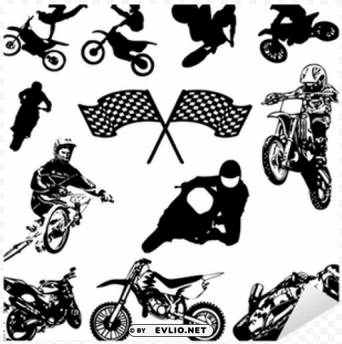 dirt bike Clear Background PNG Isolated Graphic