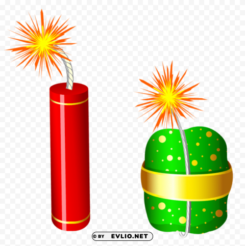 firecrackers PNG photos with clear backgrounds