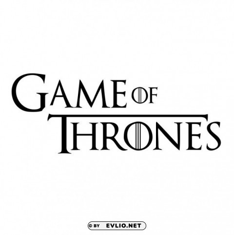 game of thrones logo vector Transparent PNG stock photos