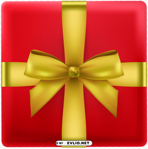 gift box from above red PNG files with clear background variety
