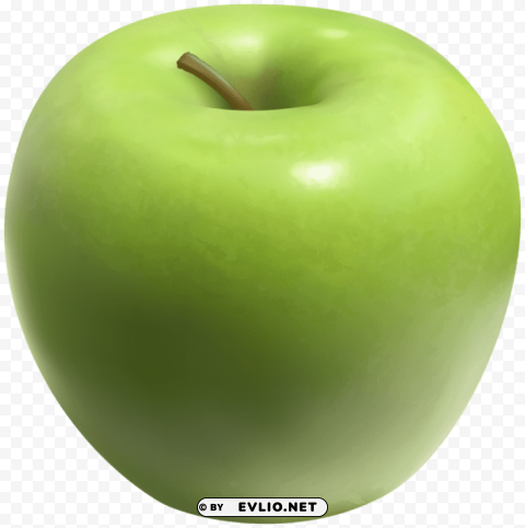 green apple PNG graphics with transparent backdrop