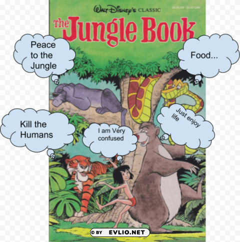 jungle book disney books PNG clipart