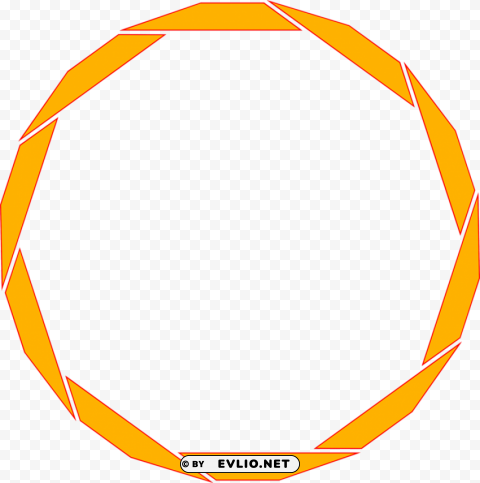 orange border frame PNG images without subscription