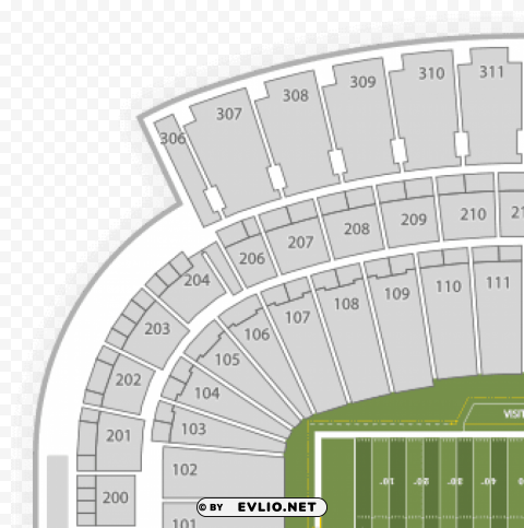 seat number michigan stadium seat map Clear Background PNG Isolated Item