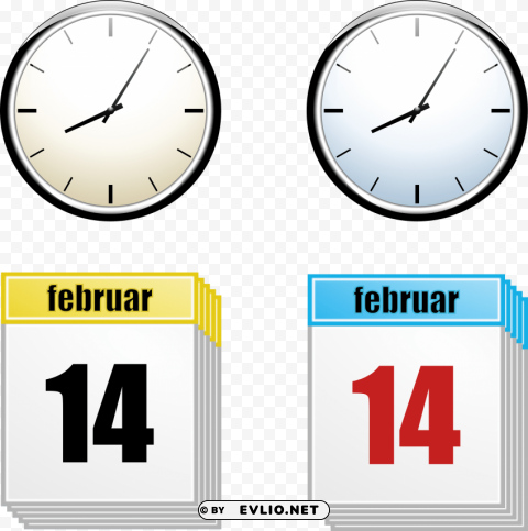 this free icons design of clock calendar PNG images alpha transparency